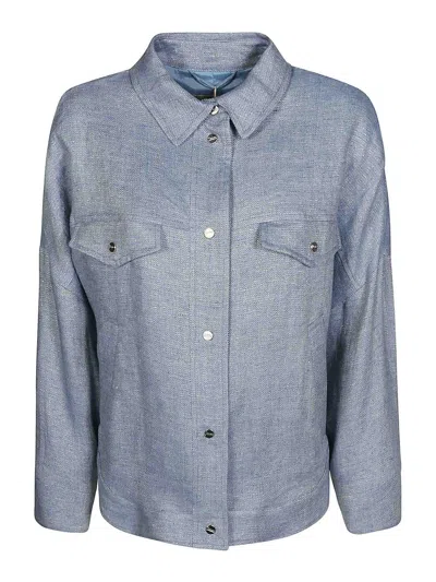 Herno Overshirt In Light Blue