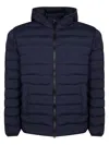 Herno Packable Black Bomber Jacket With Quilted Design In Multi