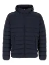 Herno Resort Jacket In Light Stretch Nylon In Blue
