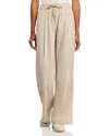 Herno Casual Satin Trousers In New Chantilly