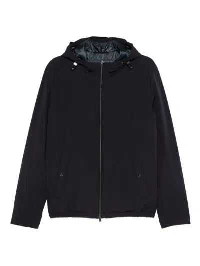 Herno Packable Travel Jacket For Men In Black