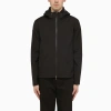 Herno Nylon Jacket With Hood And Side Pockets In Brown