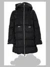 Herno Padded A-shape Down Coat In Black