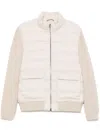 Herno Padded Bomber Jacket In Neutrals