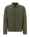 Herno Padded Button-up Jacket In Green