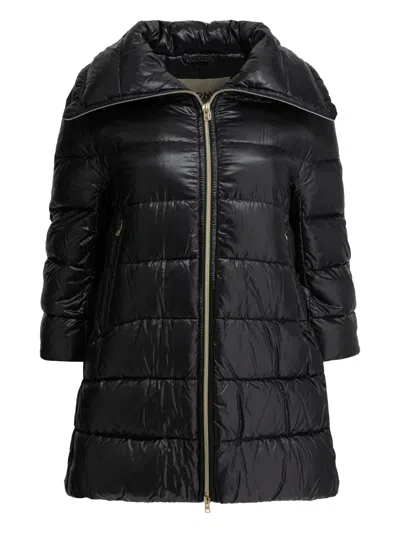 Herno Padded Coat In Black