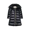 Herno Cleofe Black Down Jacket With Front Zip Closure In Tech Fabric Woman In Black