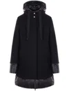 Herno A-line Lightweight Coat In Black
