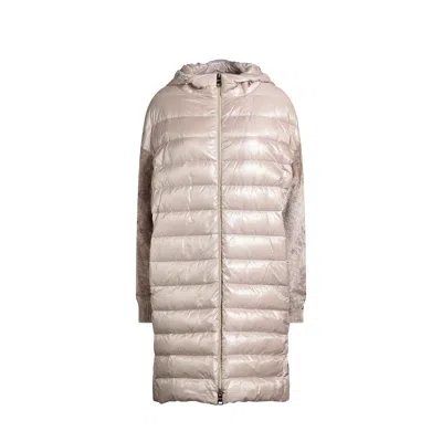 Herno Padded Coat In Neutral