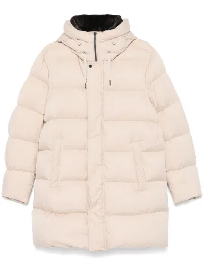 Herno Padded Coat In Neutrals