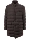 Herno Brown Wool Jackets & Men's Coat In Brown