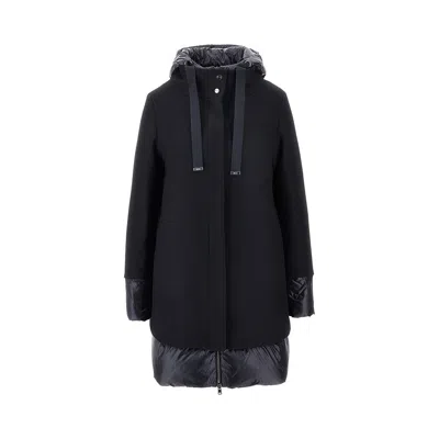 Herno Padded Coat With Nylon Details