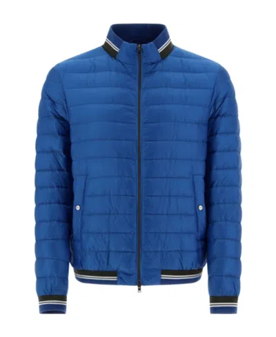 Herno Padded Down Jacket In Blue