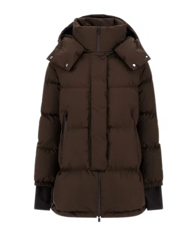 Herno Padded Down Jacket In Brown