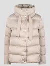 Herno Padded Down Jacket In Nude & Neutrals