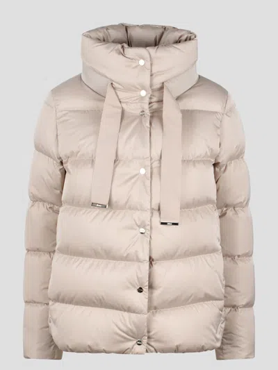 Herno Padded Down Jacket In Neutrals