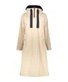 Herno Padded Drawstring-hooded Coat In Neutral