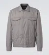 Herno Grey Shirt With Functional Pockets In Green