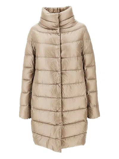 HERNO PADDED FUNNEL-NECK COAT
