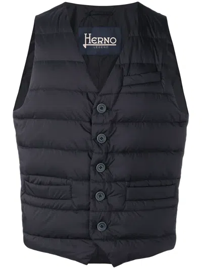 Herno Men Il Panciotto Down Vest In Multi