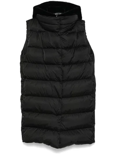 Herno Padded Gilet In Black