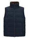 Herno Arendelle And Monogram Gilet In Blue