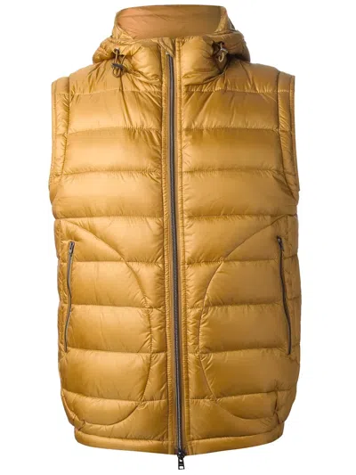 Herno Padded Gilet In Brown