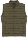 Herno Padded Gilet In Green
