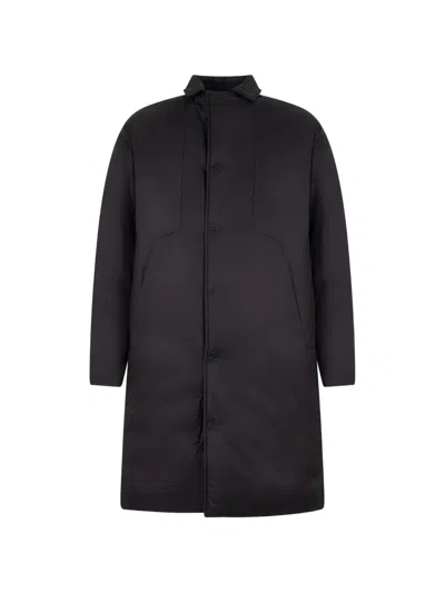 Herno Padded High-neck Coat In Black