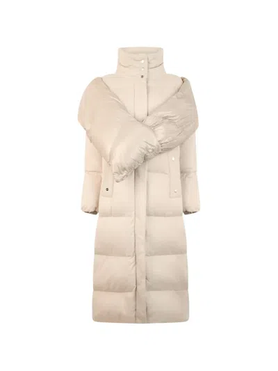 Herno Padded Hooded Coat In Multi