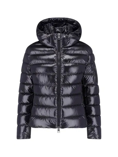 Herno Gepolsterte Daunenjacke Mit Kapuze In Black