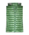 Herno Padded Hooded Gilet In Green