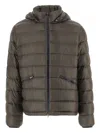 Herno Long-sleeved Cotton Jacket In Green
