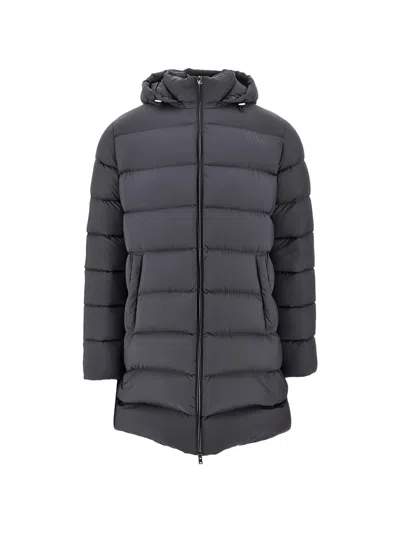 Herno Padded Hooded Parka In Black