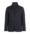 Herno Coats Blacks And Greys In Blue