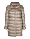 Herno Dora Puffer Jacket In Beige
