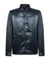 Herno Press-stud Fastened Padded Jacket In Black