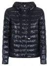 Herno Ultralight Nylon Padded Jacket With Down Filling In Blu