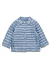 Herno Padded Hooded Jacket In Blue