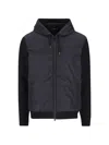 Herno Men Padded Hooded Jacket In Blue