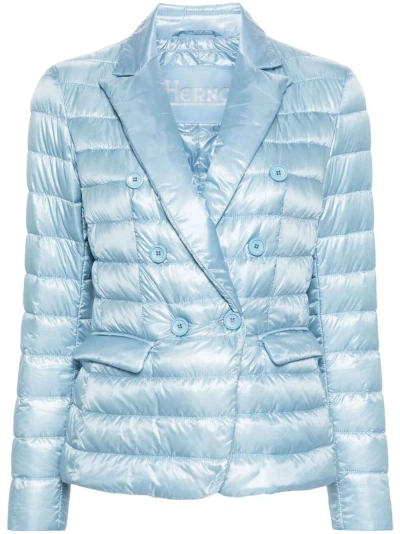 Herno Padded Jacket In Blue