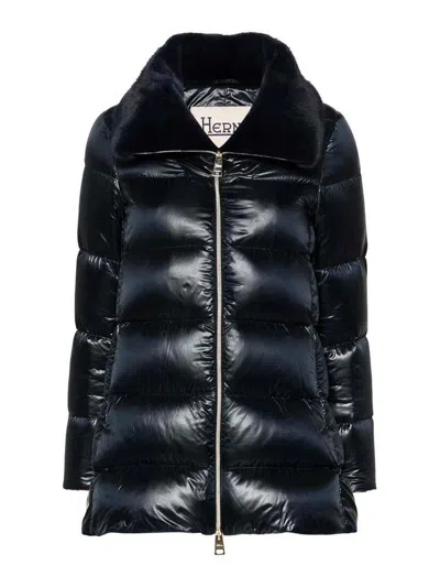 Herno Padded Jacket In Blue