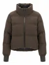 Herno Stand-collar Down Jacket In Brown