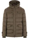 Herno Padded Jacket In Brown
