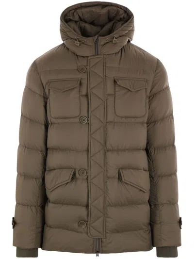 Herno Padded Jacket In Brown