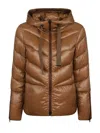 Herno Padded Jacket In Camel