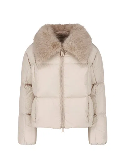 Herno Padded Jacket In Cream