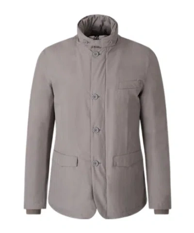 HERNO HERNO HIGH-NECK BUTTONED PADDED JACKET