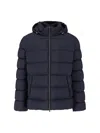 Herno Black Il Bomber Technical Down Jacket In Multi