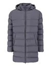 Herno Technical Down Jacket With Acrylic-coated Polyamide In Animal Print